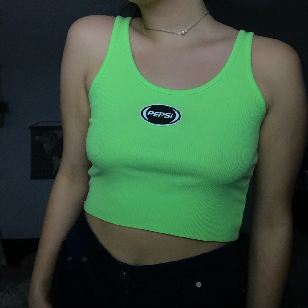 neon Pepsi top